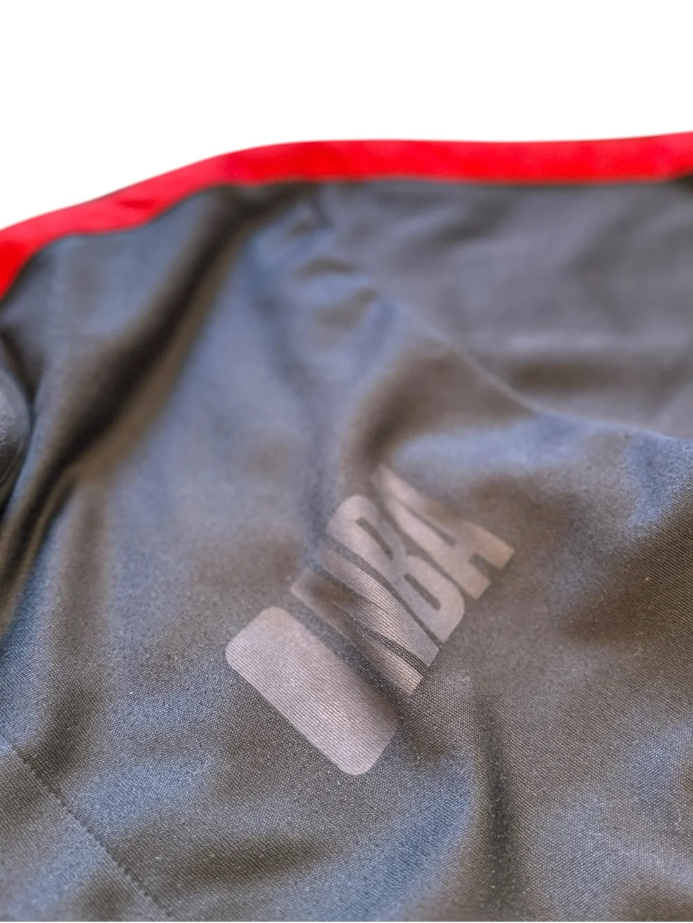 Marcelo Burlon NBA Track Jacket Black Stripe Snap Front Athletic Mens M in GUC
